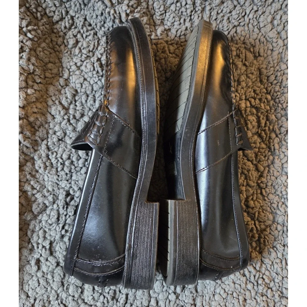 Nunn‎ Bush Men's Black Leather Penny Loafers Dress Shoes Size 9M